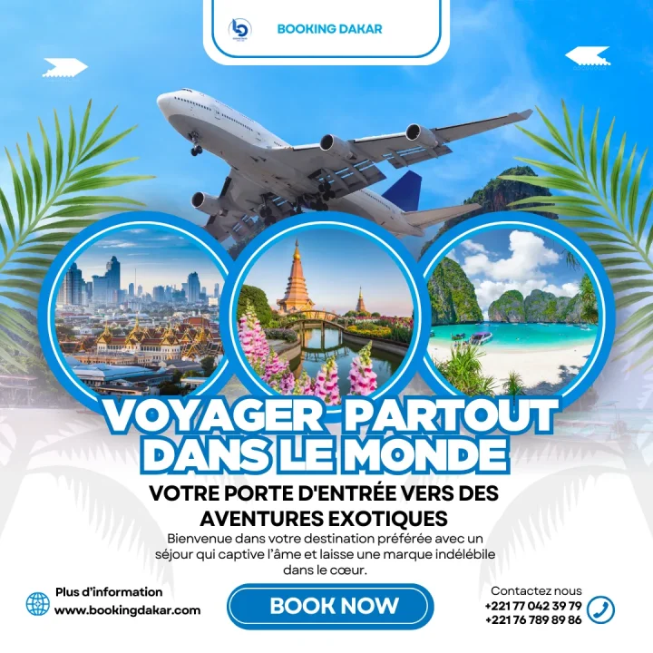 Réservation de Vol partout dans le Monde